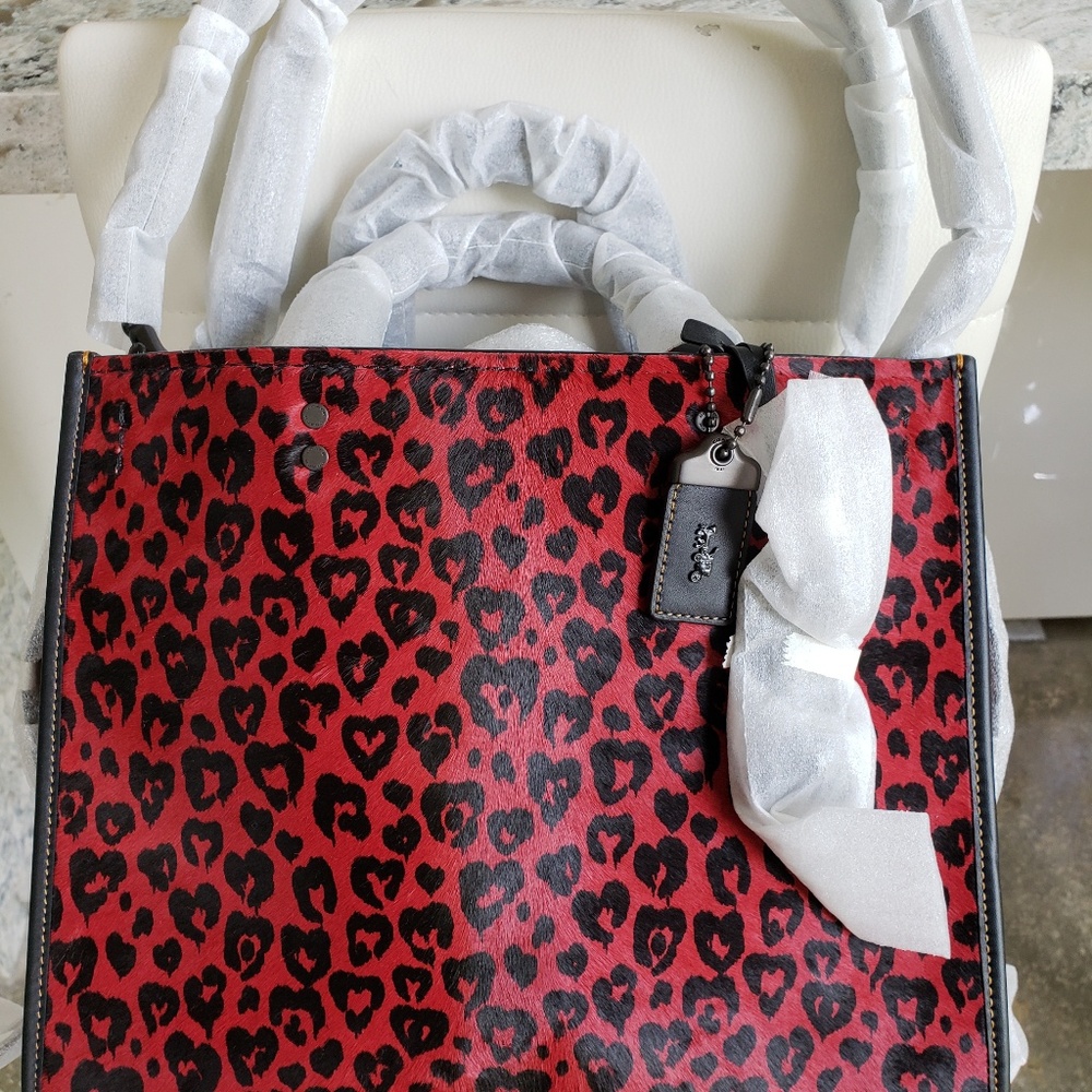 Rare! BNWT Coach 1941 Rogue 31 Wild Beast Haircalf